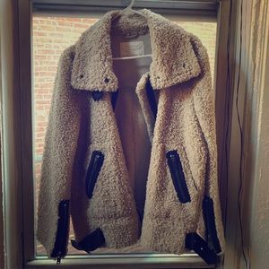 Faux shearling jacket